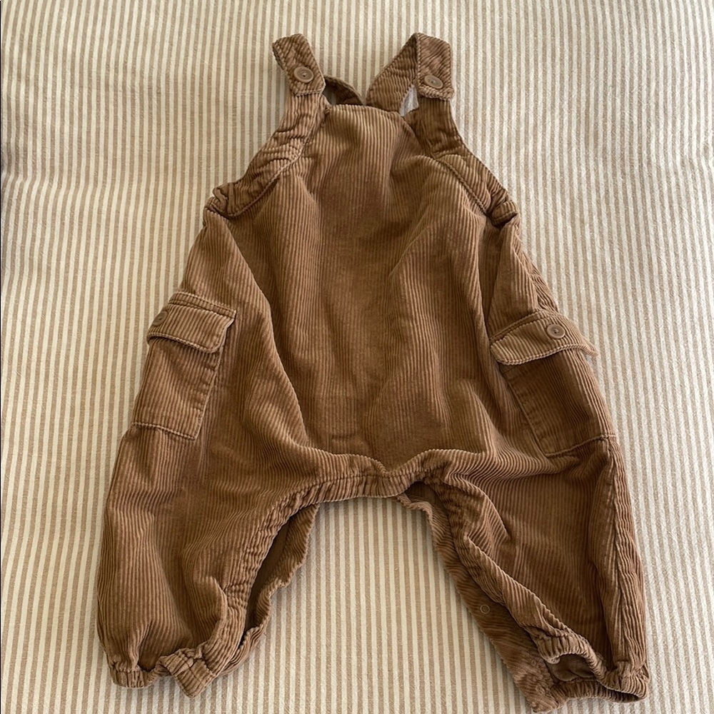 Banana Republic Brown Corduroy Overalls Relaxed Fit